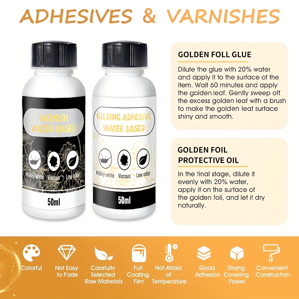 Cola Golden Leaf 50ml+50ml, pr - Art Craft Using Leaves avaliação e preço