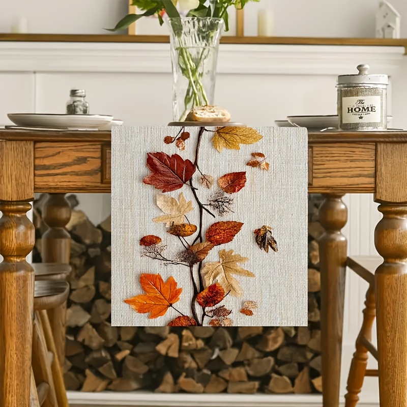 1 corredor de mesa com tema de - Art Craft Using Leaves avaliação e preço