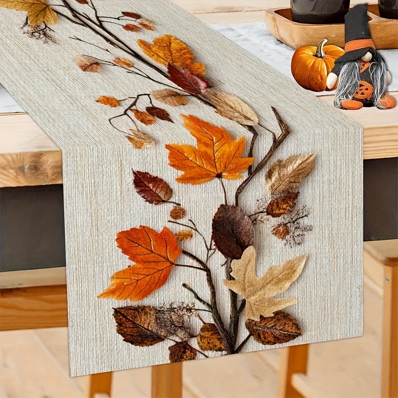 1 corredor de mesa com tema de - Art Craft Using Leaves avaliação e preço