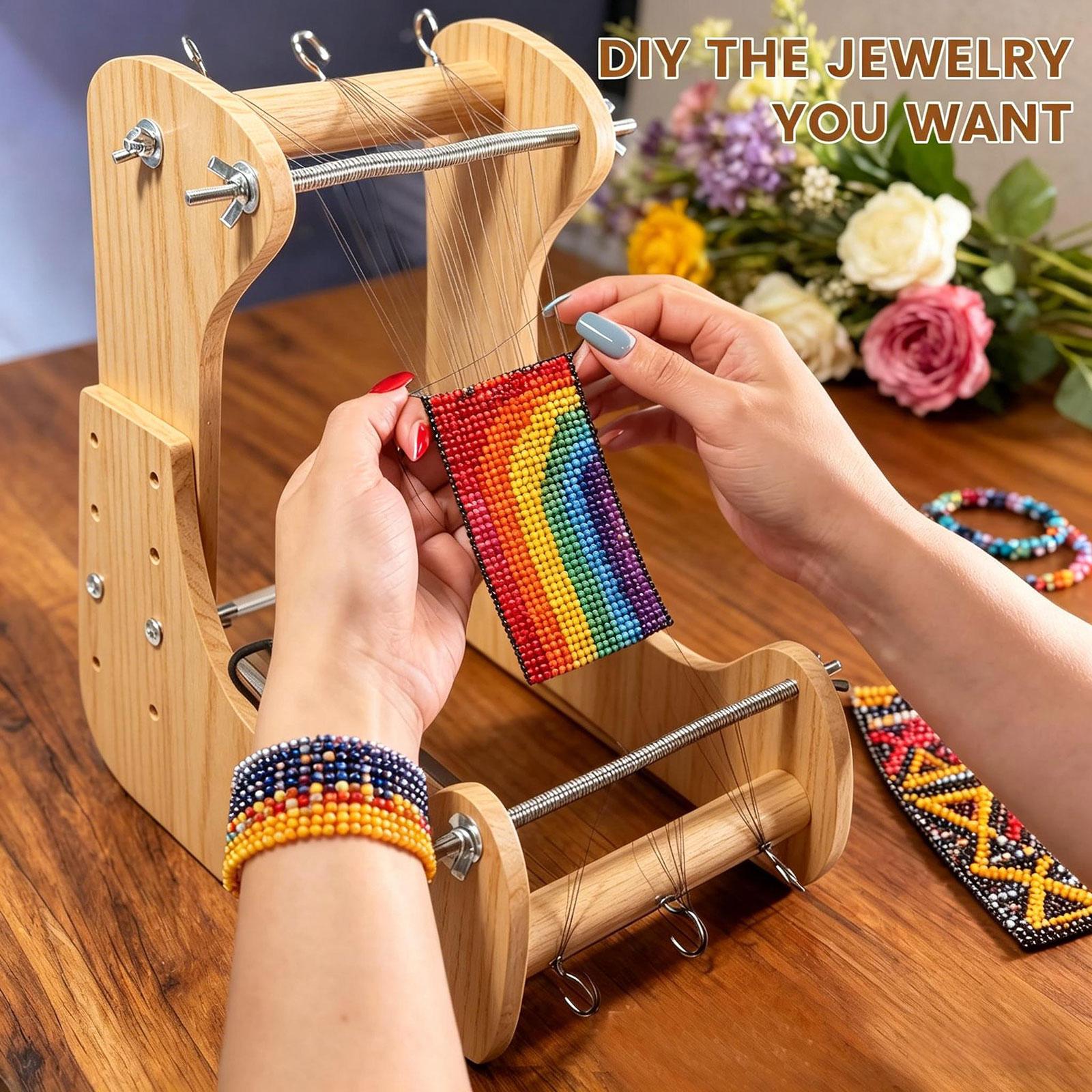Tear de Miçangas Versátil com  - Loom Weaving Frame avaliação e preço