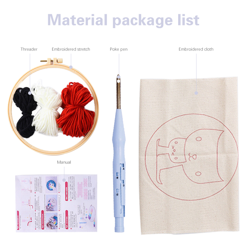 Diy perfurador agulha bordado  - Art Craft Yarn avaliação e preço