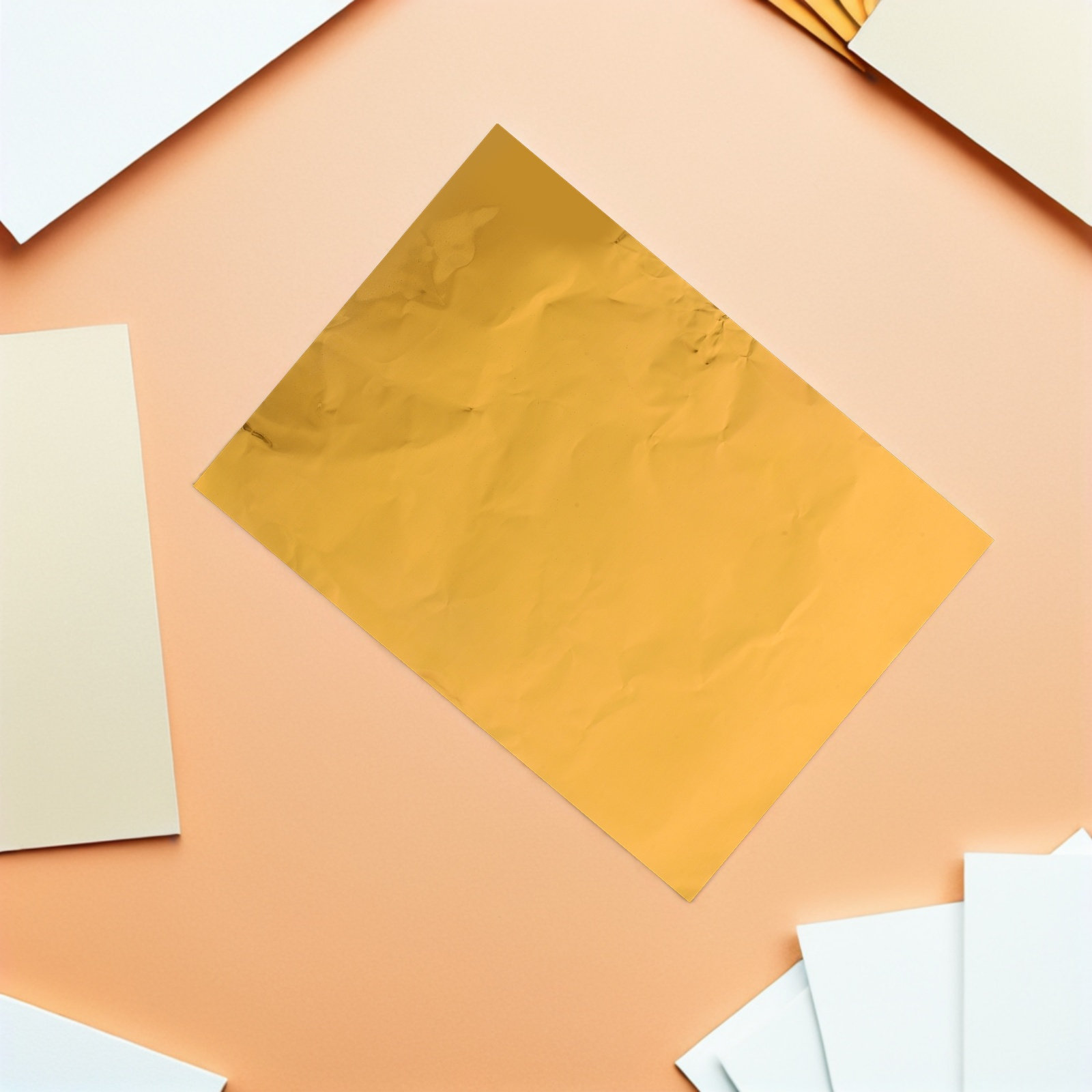 1 Conjunto de Folhas Douradas  - Art Craft Using Leaves avaliação e preço