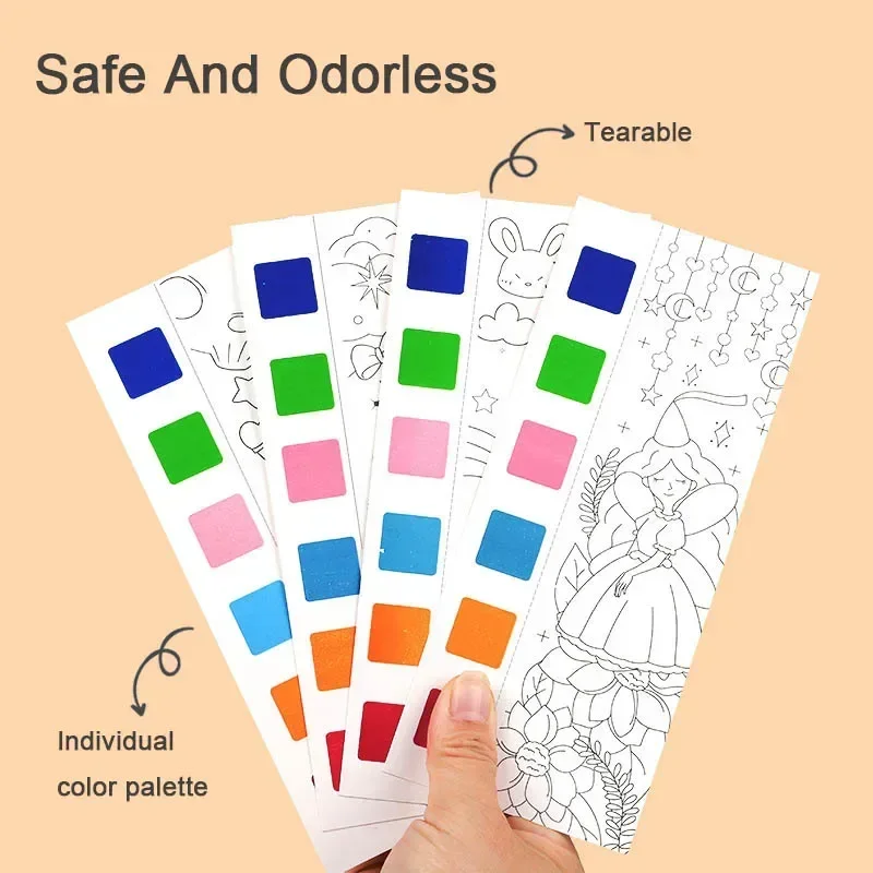 Crianças portátil pintura em a - Gouache Paint Set avaliação e preço